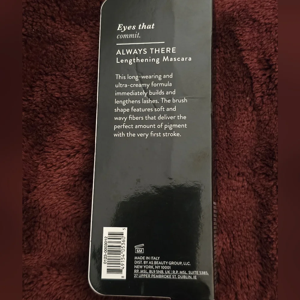 Laura Geller ALWAYS THERE Lengthening Mascara – Black (Full Size) NIB
